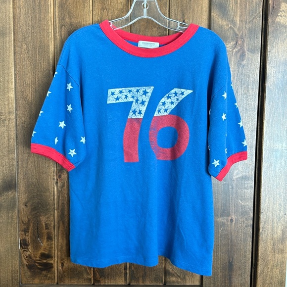 Free People x Ragabond Studios Collab, Ringer Tee, NWT, small - Picture 1 of 4
